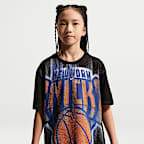 New York Knicks Nike Edge 26 Big Kids' Short-Sleeve T-Shirt