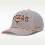 Gorra universitaria Nike ajustable para hombre Texas Primetime Rise Rope
