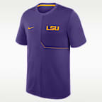 LSU Sideline Coach Men's Nike Dri-FIT College Top