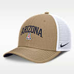 Arizona Primetime Arched Men's Nike Dri-FIT College Trucker Adjustable Hat