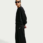 Nike Sportswear Phoenix Fleece damesbroek met hoge taille en wijde pijpen