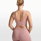 Bra de corte largo con cuello en V para mujer NikeSKIMS Matte