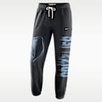 Pants de básquetbol de tejido Fleece Therma-FIT para hombre Memphis Grizzlies Standard Issue