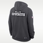 Dallas Cowboys Initial Home Sideline Men's Nike Dri-FIT NFL Pullover Hoodie