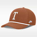 Gorra universitaria Nike ajustable para hombre Texas Legacy Basketball Rope Rise