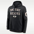 Sudadera con gorro sin cierre universitaria Nike para hombre Ohio State Club
