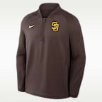 San Diego Padres Authentic Collection Men's Nike Dri-FIT MLB 1/2-Zip Long-Sleeve Top