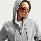 Felpa con cappuccio e zip a tutta lunghezza Nike Studio Fleece Medium Weight – Donna