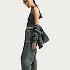 Nike Studio Fleece Medium Weight Women's High-Rise Oversized Cuffed Trousers