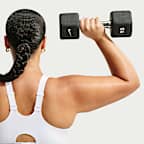 Brassière de sport réglable rembourrée à maintien supérieur Nike Indy pour femme (grande taille)