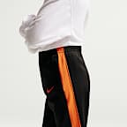 Pleteninová fotbalová sportovní souprava Nizozemsko Strike Nike Dri-FIT pro malé děti