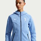Tottenham Hotspur Tech Fleece Windrunner Women's Nike Football Full-Zip Hoodie