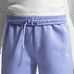 Pants con dobladillo abierto para niña Nike Sportswear Studio Fleece