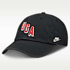 Gorra universitaria Nike ajustable para hombre Georgia Natural Club