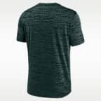 Playera universitaria Nike Dri-FIT para hombre Michigan State Primetime Arch Logo Velocity