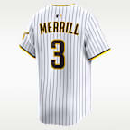 Jackson Merrill San Diego Padres Men's Nike Dri-FIT ADV MLB Limited Jersey