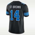 Jersey de fútbol americano Nike Dri-FIT de la NFL Limited para hombre Amon-Ra St. Brown Detroit Lions