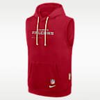 Atlanta Falcons Sideline Men's Nike Dri-FIT NFL Sleeveless Pullover Hoodie
