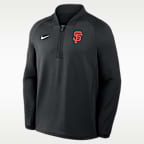 San Francisco Giants Authentic Collection Men's Nike Dri-FIT MLB 1/2-Zip Long-Sleeve Top