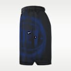 Shorts de básquetbol de tejido Fleece para hombre Detroit Pistons Standard Issue