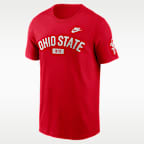 Playera universitaria Nike para hombre Ohio State Legacy Arch 2-Hit