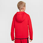 Nike Sportswear Tech Fleece Hoodie mit durchgehendem Reißverschluss für ältere Kinder