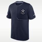 Dallas Cowboys Sideline Coach Men's Nike Dri-FIT NFL Top