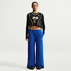 Nike Studio Fleece Medium Weight Women's Mid-Rise Wide-Leg Pants