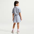 Vestido de manga corta para niños talla pequeña Nike Tennis Lifestyle