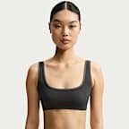 Brassière à encolure dégagée NikeSKIMS Ribbed Seamless pour femme