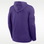 Minnesota Vikings Sideline Men's Nike Dri-FIT NFL Long-Sleeve Hooded Top
