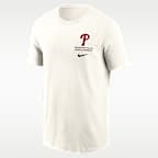 Playera Nike de la MLB para hombre Philadelphia Phillies 2-Hit