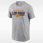 Playera Nike de la MLB para hombre San Diego Padres Stacked, edición City Connect