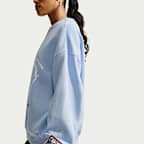 Nike Studio Fleece Medium Weight Oversize-Rundhalsshirt (Damen)