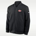 San Francisco 49ers Sideline Men's Nike NFL Full-Zip Bomber Jacket