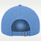 Gorra universitaria marca Jordan Dri-FIT para hombre Houston Blue Out Rise Swoosh
