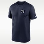 Playera Nike Dri-FIT de la NFL para hombre Dallas Cowboys Legend Small Logo