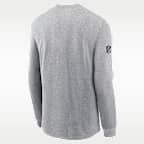Dallas Cowboys Sideline Team Issue Men's Nike Dri-FIT NFL Long-Sleeve T-Shirt
