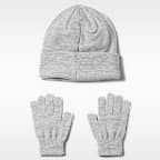 Ensemble bonnet et gants Club Nike pour pré-ado
