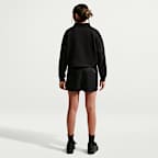 Nike Sportswear Studio Fleece Older Kids' (Girls') Quarter-Zip Top