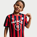 Conjunto de shorts de dos piezas para niños talla pequeña Nike Sportswear Goal Mode