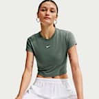 Playera cropped para mujer Nike Sportswear Chill Knit