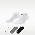 Nike Everyday Plus Cushion Training No-Show Socks (3 Pairs)