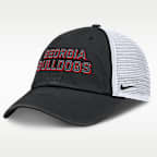 Georgia On-Field Club Gameday Men's Nike College Trucker Adjustable Hat