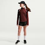Nike Tempo Dri-FIT Uzun Kollu Yarım Fermuarlı Genç Çocuk (Kız) Üstü