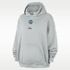 Sudadera con gorro sin cierre Nike de French Terry oversized para mujer Chicago Sky