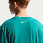 Nike Swim Hydroguard Big Kids' (Boys') Dri-FIT UV Long Sleeve Top