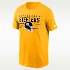 Pittsburgh Steelers Helmet Essential Men's Nike NFL T-Shirt