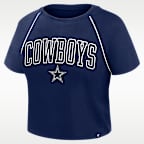 Dallas Cowboys Offensive Scheme Women's Nike NFL Cropped T-Shirt