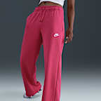 Nike Sportswear Club Fleece Women's Mid-Rise Wide-Leg Sweatpants